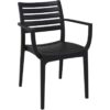 Chaise de terrasse ´ULTIMO´ design noire