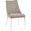 Chaise design ´LALY´ en tissu gris
