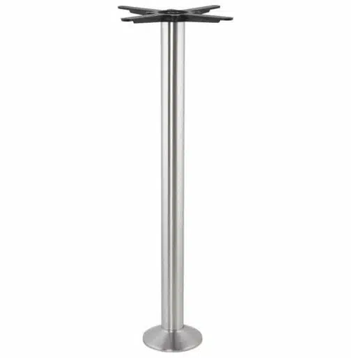 Pied de table ´PIKET´ 110 cm en métal brossé à base ronde 1