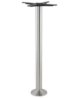 Pied de table ´PIKET´ 110 cm en métal brossé à base ronde