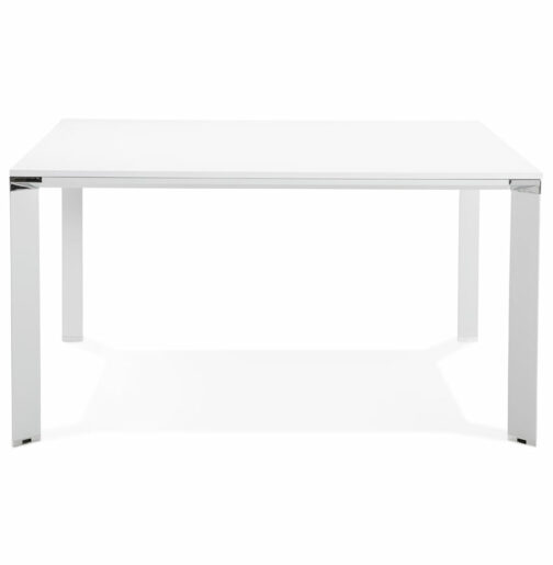 Table de réunion bureau bench ´XLINE SQUARE´ blanc 140x140 cm 1
