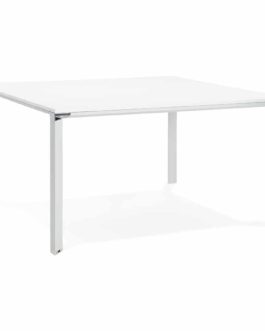 Table de réunion / bureau bench ´XLINE SQUARE´ blanc – 140×140 cm