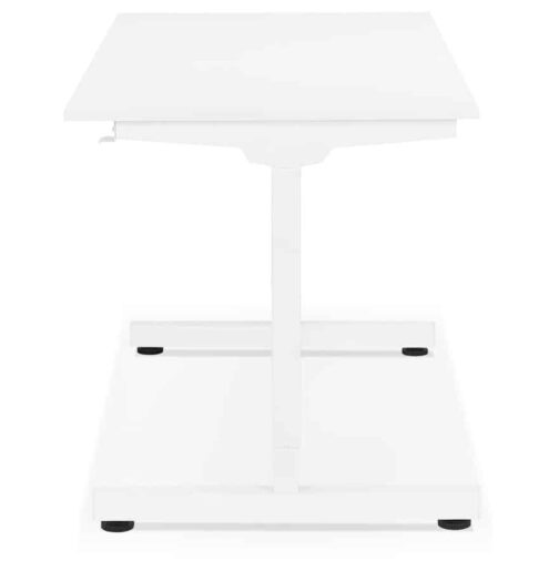 Bureau assisdebout droit ´STAND UP´ blanc réglable en hauteur 140x70 cm 2