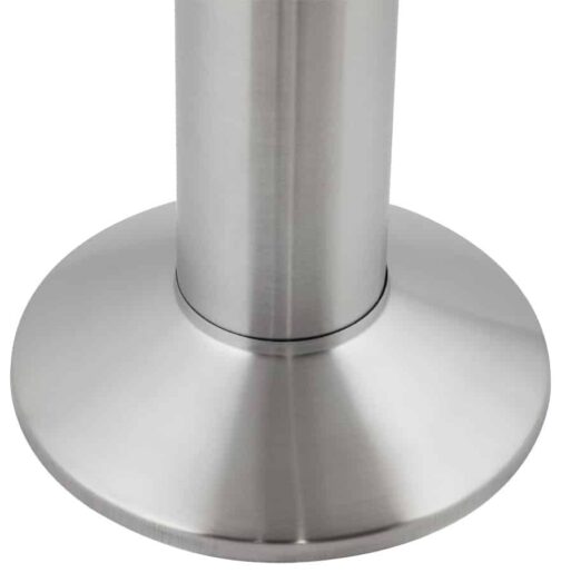 Pied de table ´PIKET´ 110 cm en métal brossé à base ronde 2