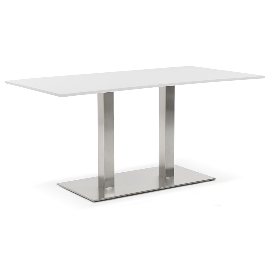 Table / bureau design 'DENVER' blanc - 160x80 cm