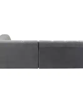 Canapé d’angle Belami droite gris Kare Design