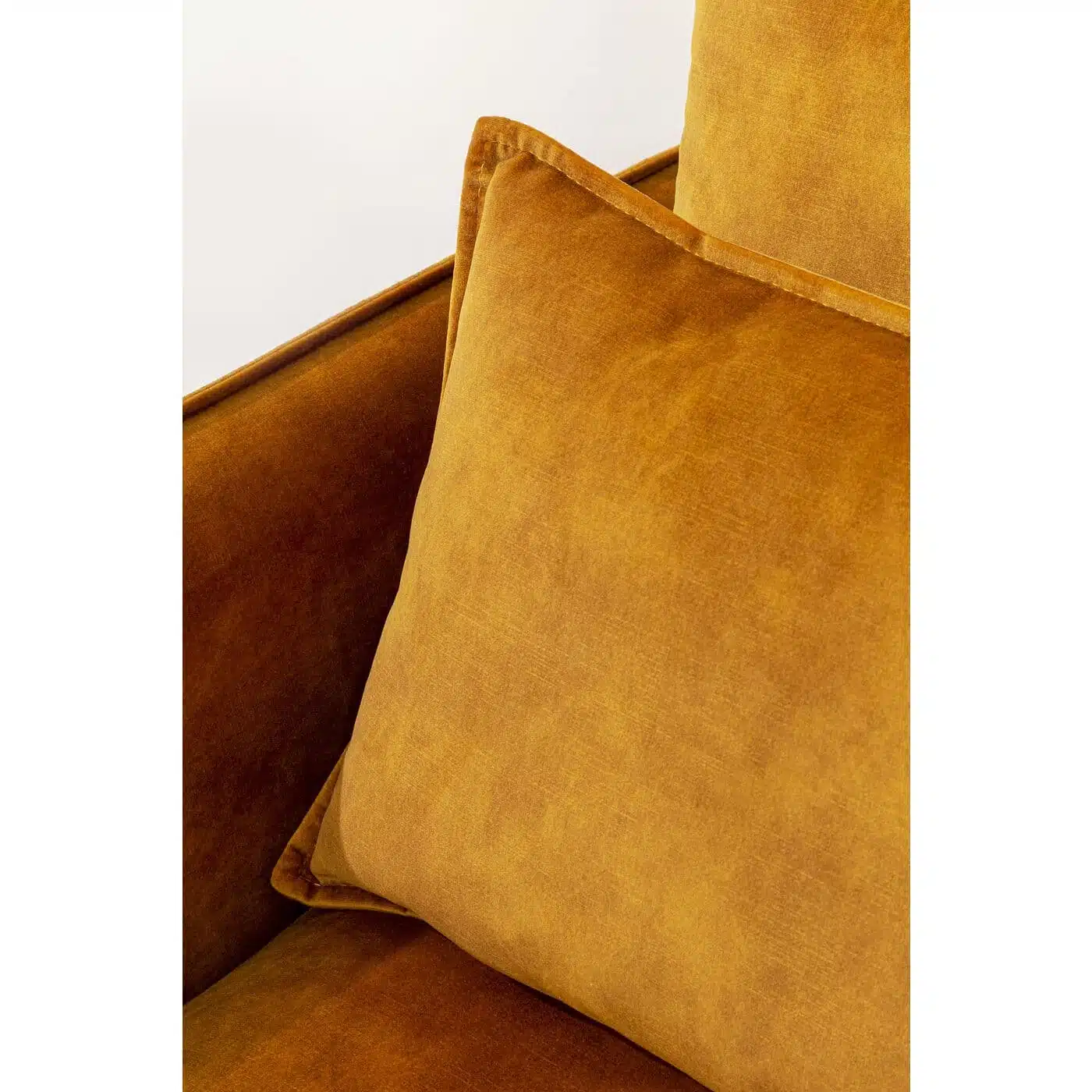 Canapé d'angle Ferrara gauche ocre Kare Design