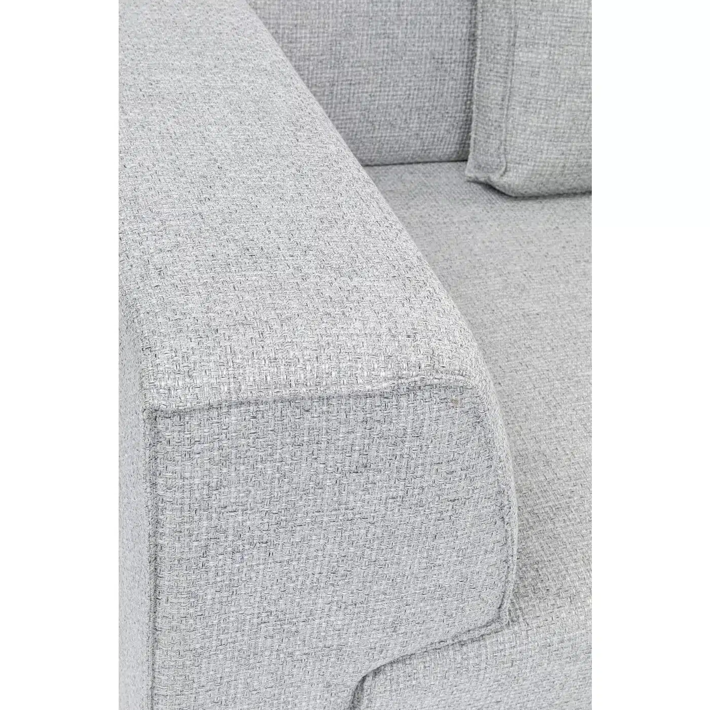 Canapé d'angle Infinity Dolce droite gris clair Kare Design