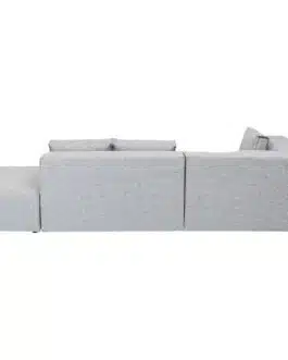 Canapé d’angle Infinity Dolce gauche gris clair Kare Design