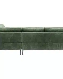 Canapé d’angle Lucas droite vert olive Kare Design