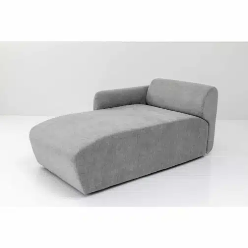 Canapé d'angle Lucca 4 places gris gauche Kare Design
