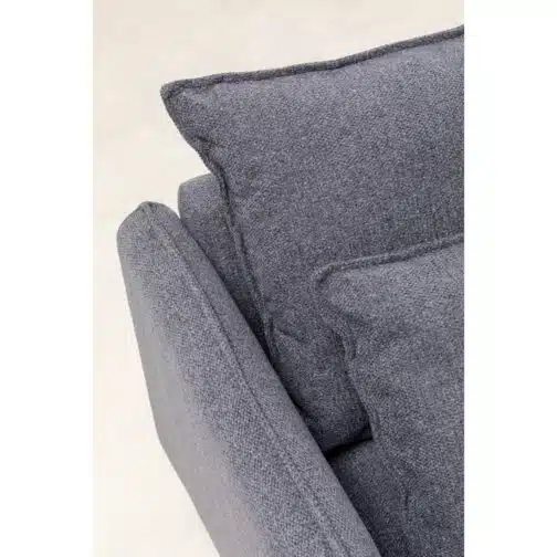 Canapé d'angle Monza gris gauche Kare Design