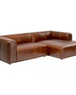 Canapé d’angle en cuir Cubetto Kare Design