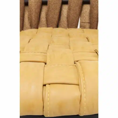 Chaise avec accoudoirs Cheerio jaune Kare Design