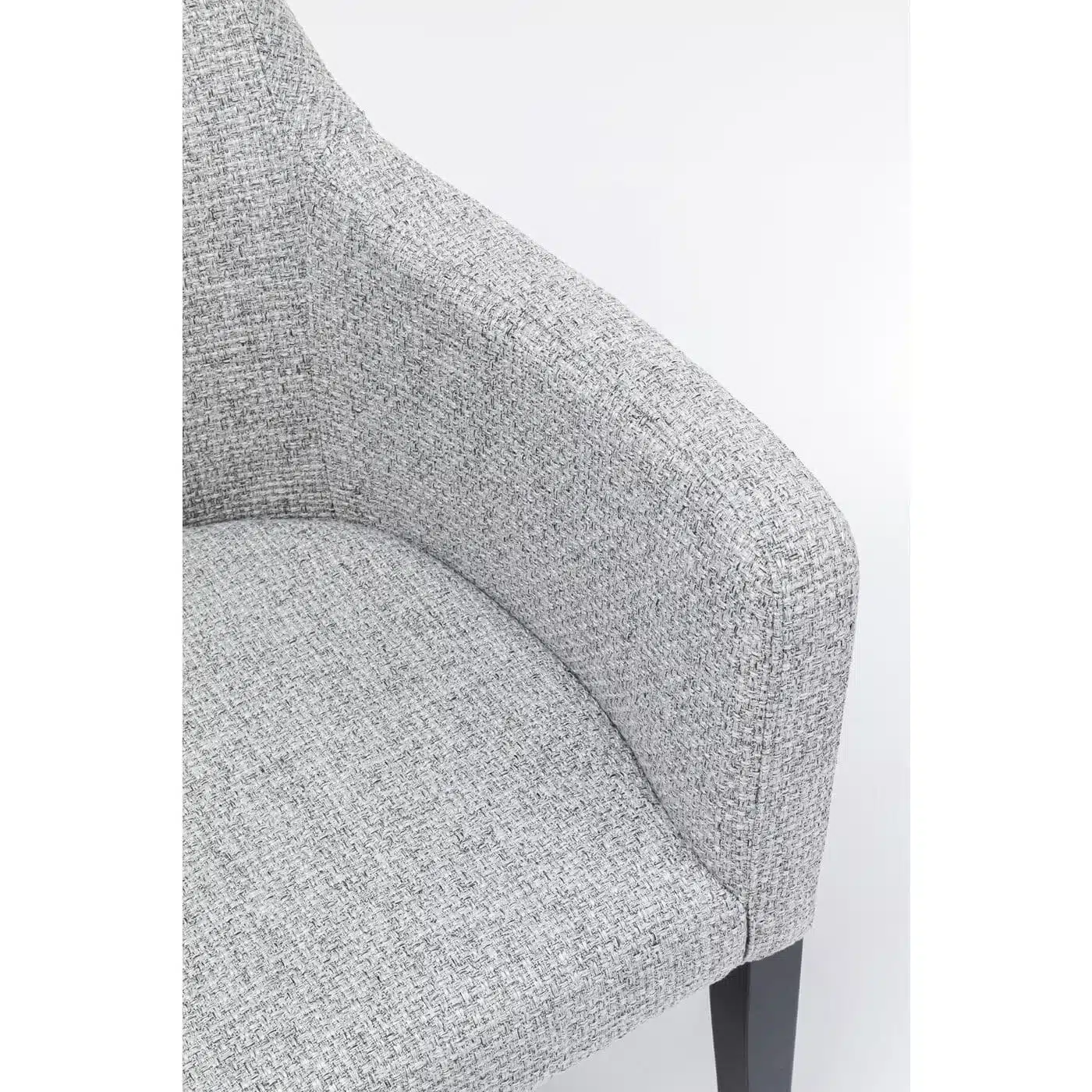 Chaise avec accoudoirs Mode Dolce gris clair Kare Design