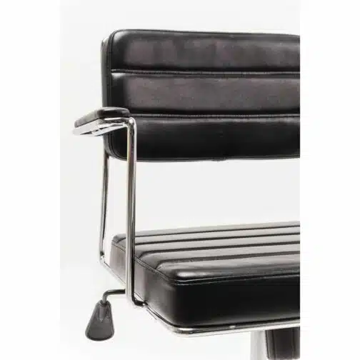 Chaise de bureau pivotante Dottore noire Kare Design