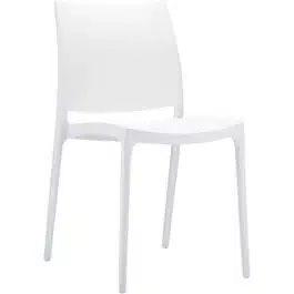 Chaise design ‘ENZO’ blanche