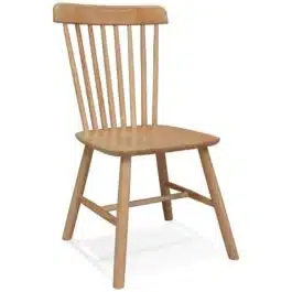 Chaise design ‘MONTANA’ en bois finition naturelle – commande par 2 pièces / prix pour 1 pièce
