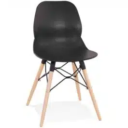 Chaise scandinave ‘EPIK’ noire moderne