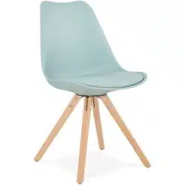 Chaise scandinave ‘GOUJA’ bleue
