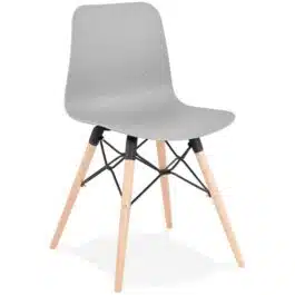 Chaise scandinave ‘TONIC’ grise design