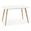 Petite table / bureau design 'MARIUS' blanche style scandinave - 120x80 cm