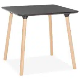 Petite table carrée ‘SEVEN’ noire