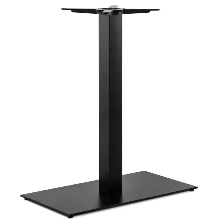 Pied de table 'NERO XL' 90 noir en métal