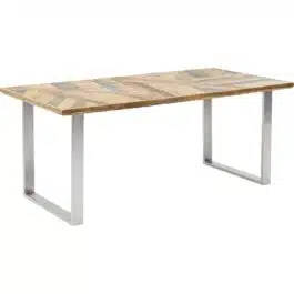 Table Abstract 180x90cm chrome Kare Design