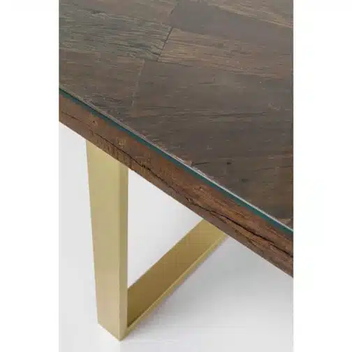 Table Conley 160x80cm pieds laiton Kare Design