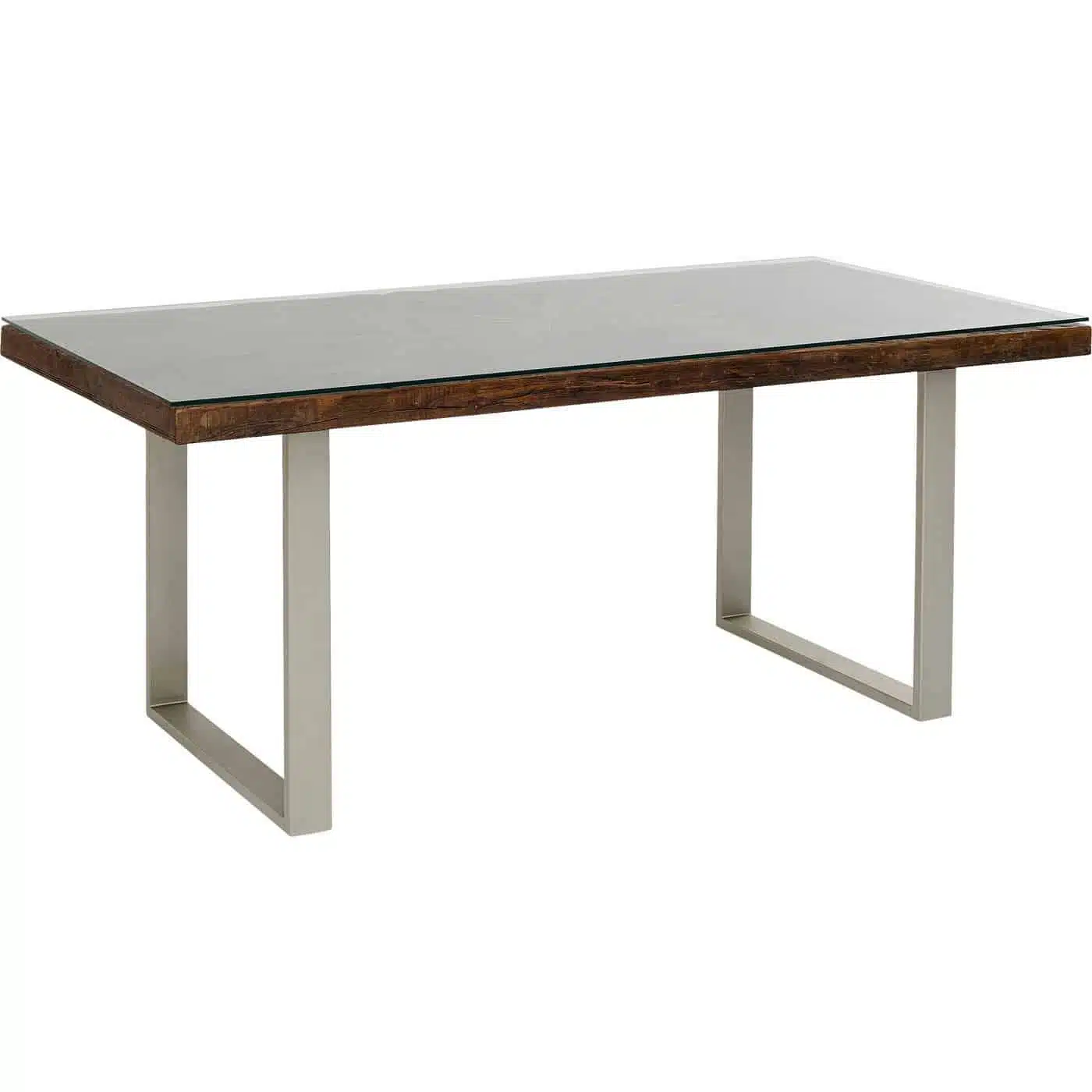 Table Conley 180x90cm pieds argentés Kare Design