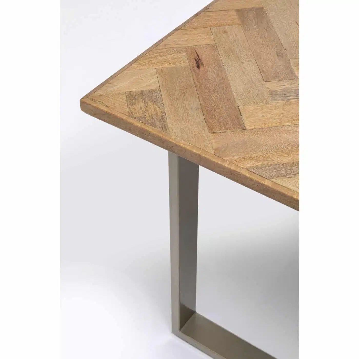 Table Parquet 180x90cm argent Kare Design