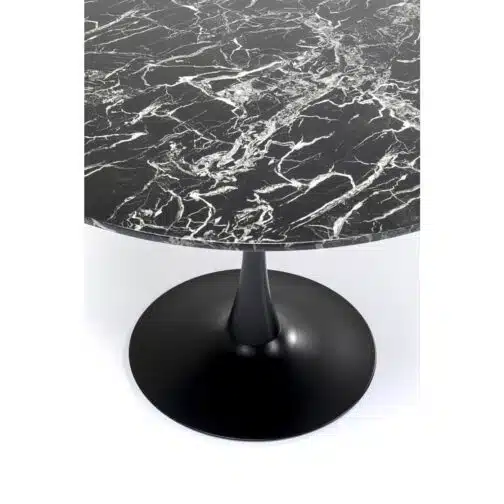 Table Veneto noire 110cm Kare Design