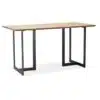 Table à diner / bureau design 'TITUS' en bois naturel - 150x70 cm