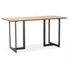 Table à diner / bureau design ‘TITUS’ en bois naturel – 150×70 cm