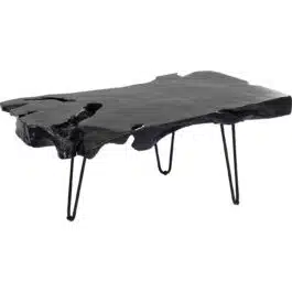 Table basse Aspen 100x40cm noire Kare Design