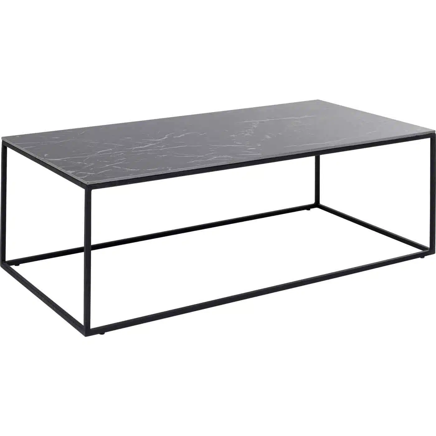 Table basse Greta 100x50cm noire Kare Design