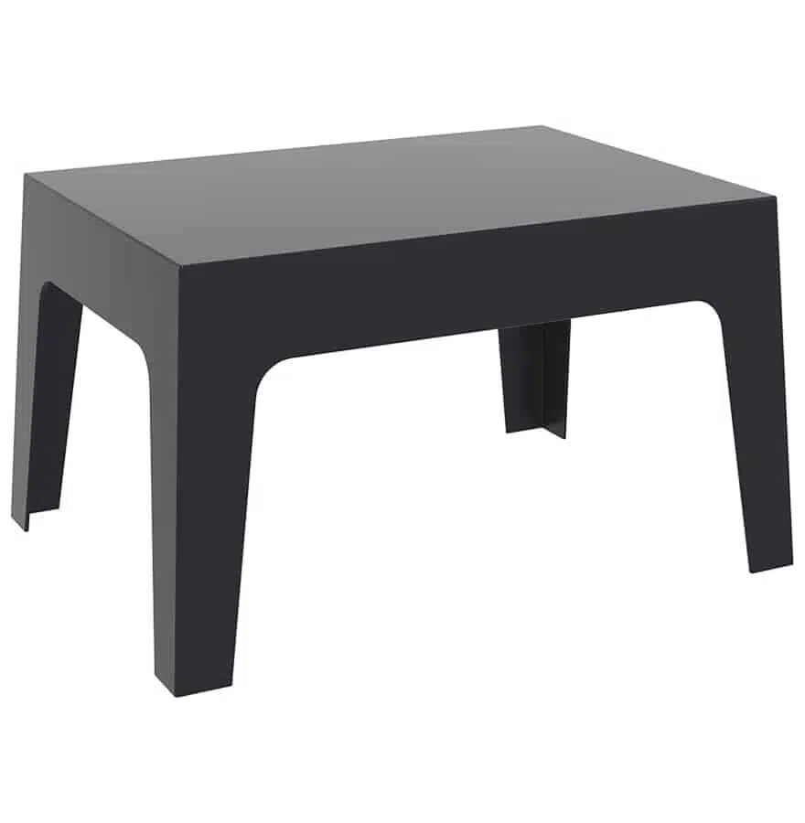 Table basse ‘MARTO’ noire en matière plastique