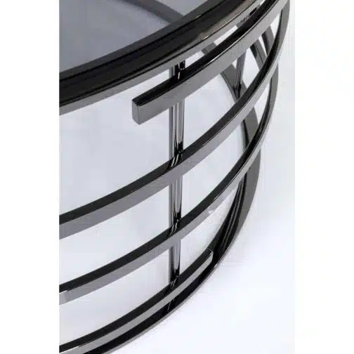 Table basse Saturn 80cm noire Kare Design