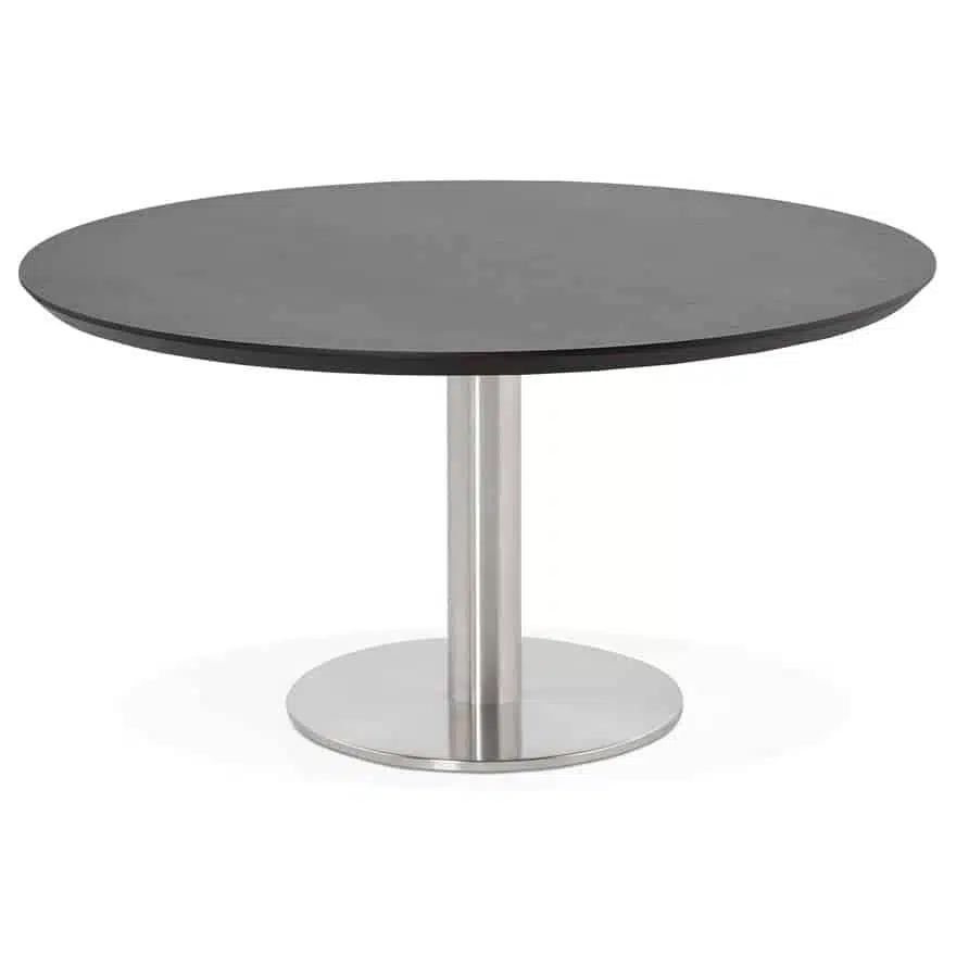 Table basse lounge AGUA noire - Ø 90 cm