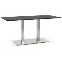 Table / bureau design ‘DENVER’ noir – 160×80 cm