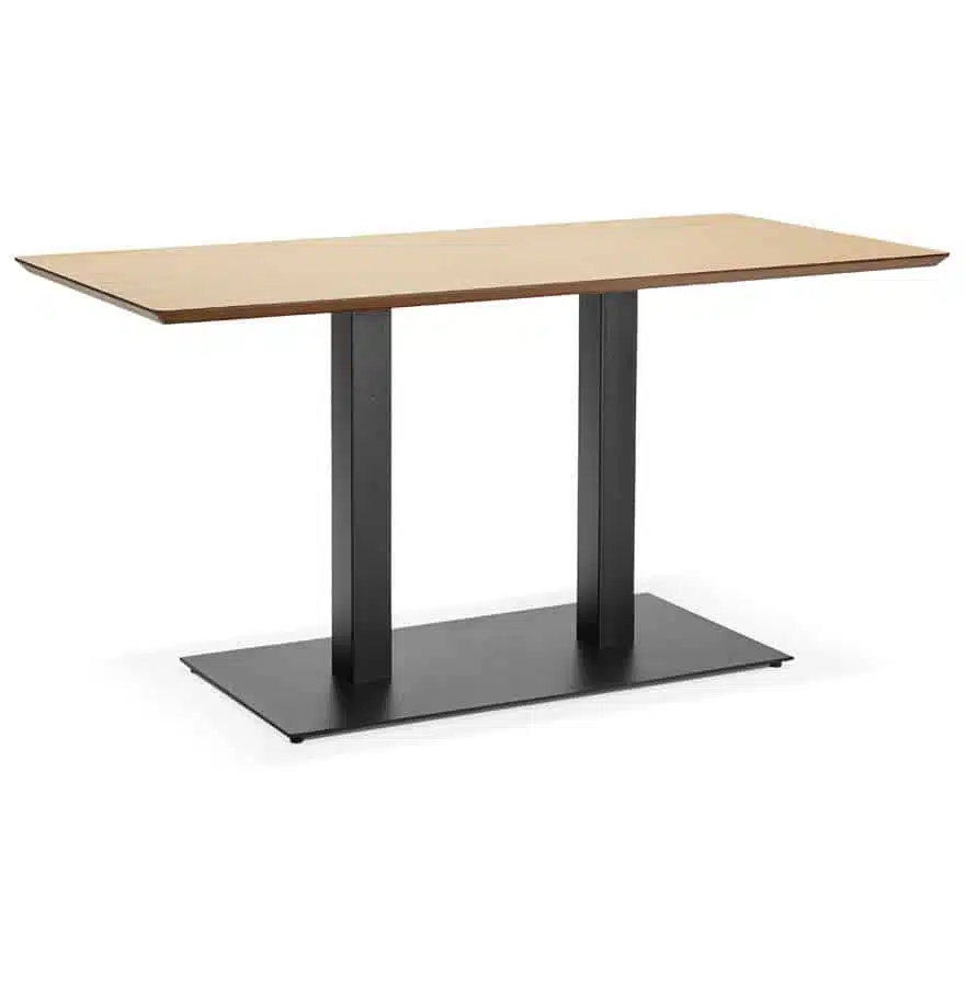 Table / bureau design 'ZUMBA' en bois finition naturelle - 150x70 cm