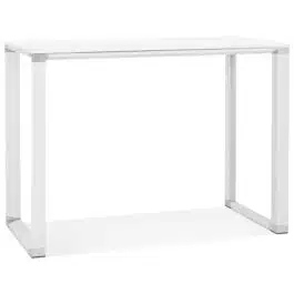 Table haute / bureau haut ‘XLINE HIGH TABLE’ en bois blanc – 140×70 cm