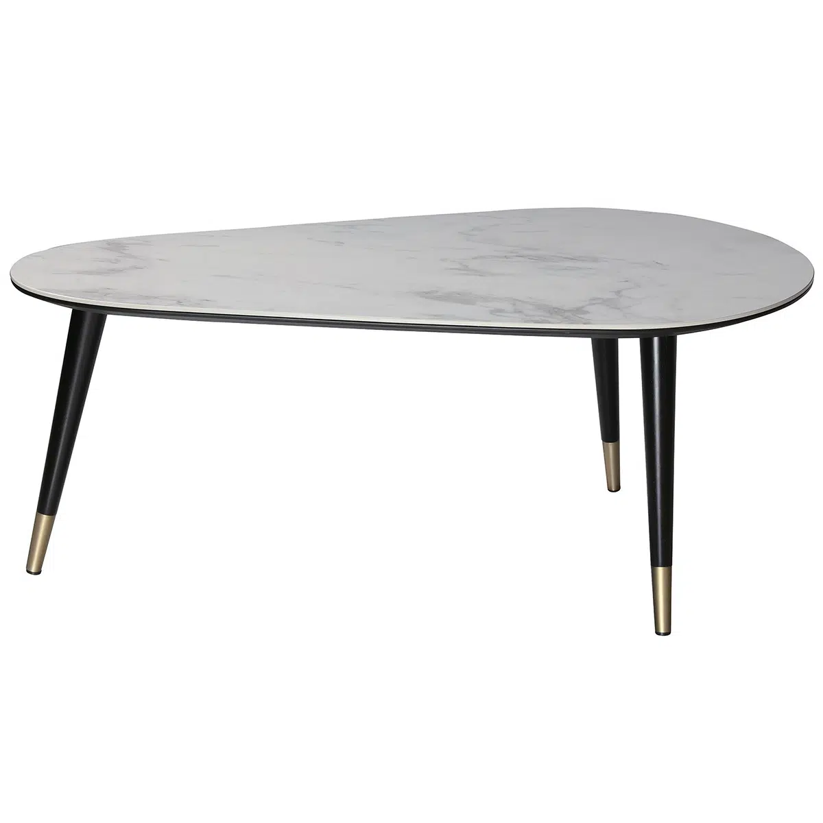 Table basse design effet marbre