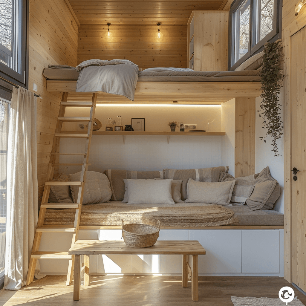 Tiny House : Optimiser l'espace intérieur avec une décoration épurée